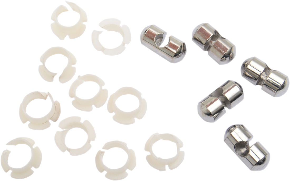0612-0344 - EASTERN MOTORCYCLE PARTS Clutch/Brake Cable Anchor Pin and Bushings Kit Y-21-433