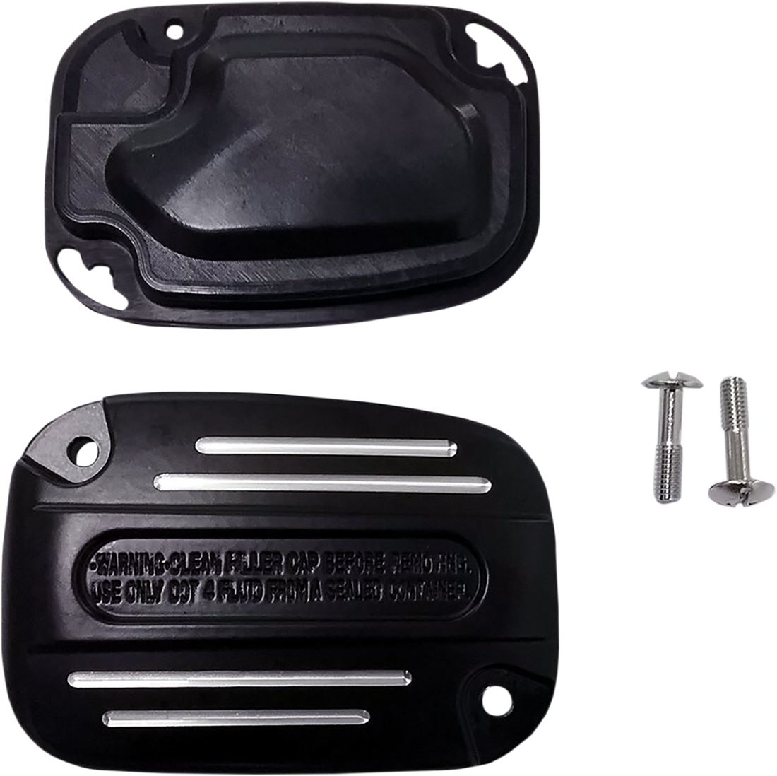 0612-0473 - DRAG SPECIALTIES Master Cylinder Cover - Clutch - Black 78577