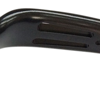 0613-1379 - DRAG SPECIALTIES Clutch Lever - Wide Blade - Slotted - Black H07-0604MB-C