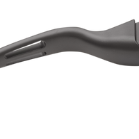 0614-0808 - DRAG SPECIALTIES Brake Lever - Wide Blade - Slotted - Black H07-0601MB-B