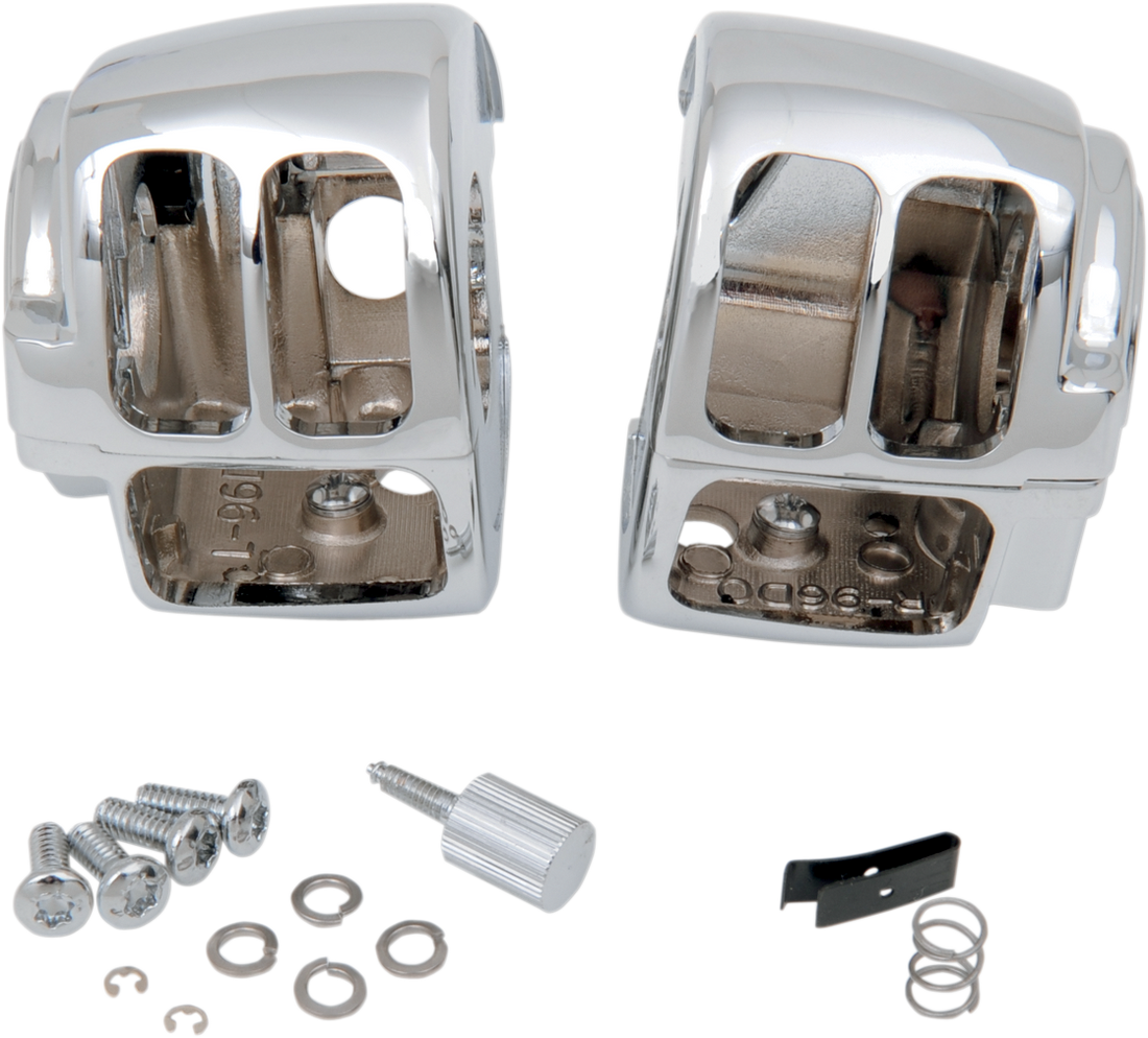 0616-0149 - DRAG SPECIALTIES Switch Housing - Right - Upper - Chrome H07-0771A-RT