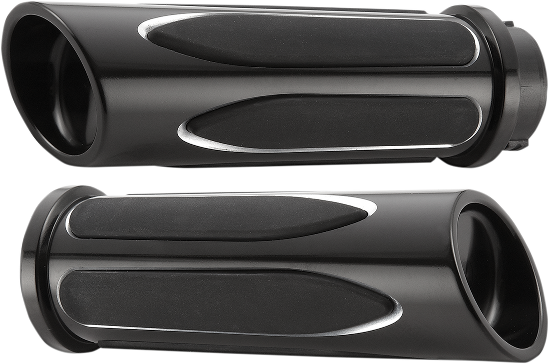 0630-0977 - ARLEN NESS Grips - Comfort - Deep Cut - TBW - Black 07-053