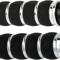 0630-1032 - ARLEN NESS Grips - Ring Leader - TBW - Black 07-315