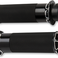 0630-1163 - ARLEN NESS Grips - Beveled - Cable - Black 07-331