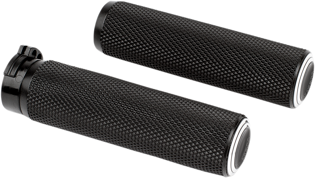 0630-2122 - ARLEN NESS Grips - Dual Ring - TBW - Black 07-310