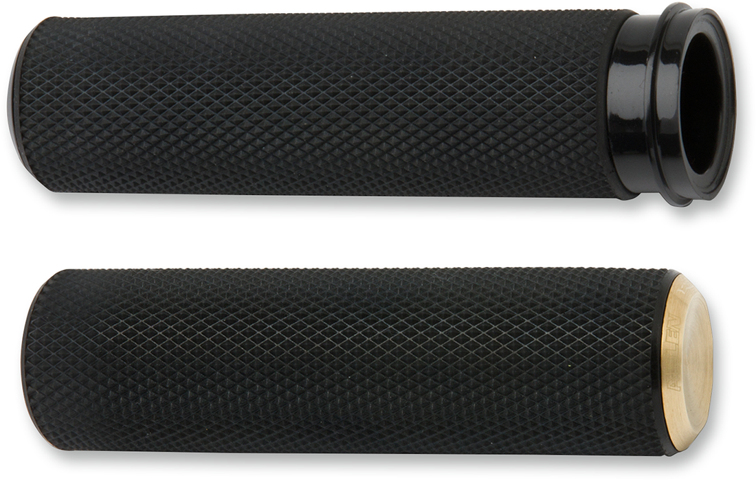 0630-2594 - ARLEN NESS Grips - Knurled - Cable - Red 07-336