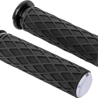 0630-2914 - ARLEN NESS Grips - Diamond - TBW - Chrome 500-008
