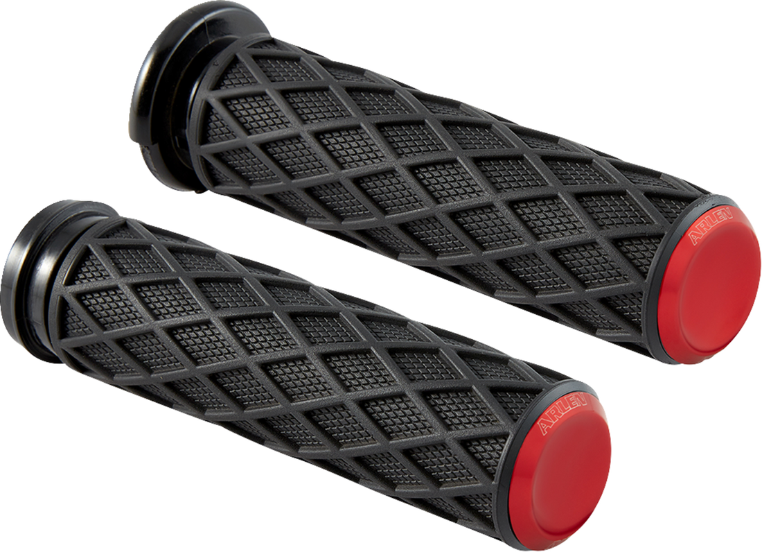 0630-3212 - ARLEN NESS Diamond Grips - TBW - Red 500-017