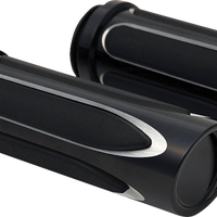 0630-3270 - ARLEN NESS Deep Cut Comfort Series Grips - TBW - Black 500-069
