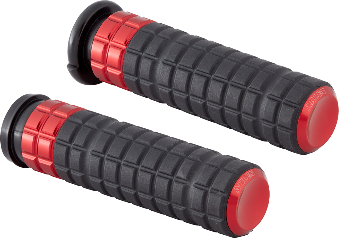 0630-3275 - ARLEN NESS SpeedLiner Grips - TBW - Red 500-021