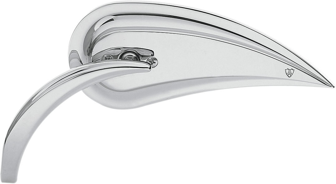 0640-0322 - ARLEN NESS Rad III Mirror - Tear Drop - Chrome - Left 13-090