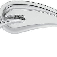 0640-0322 - ARLEN NESS Rad III Mirror - Tear Drop - Chrome - Left 13-090