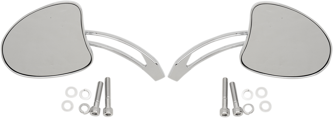 0640-1098 - DRAG SPECIALTIES Touring Mirror - Long Stem 77887