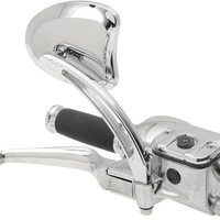 0640-1098 - DRAG SPECIALTIES Touring Mirror - Long Stem 77887
