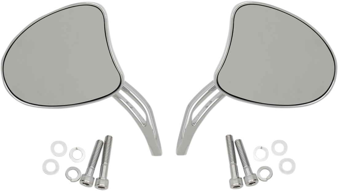 0640-1098 - DRAG SPECIALTIES Touring Mirror - Long Stem 77887