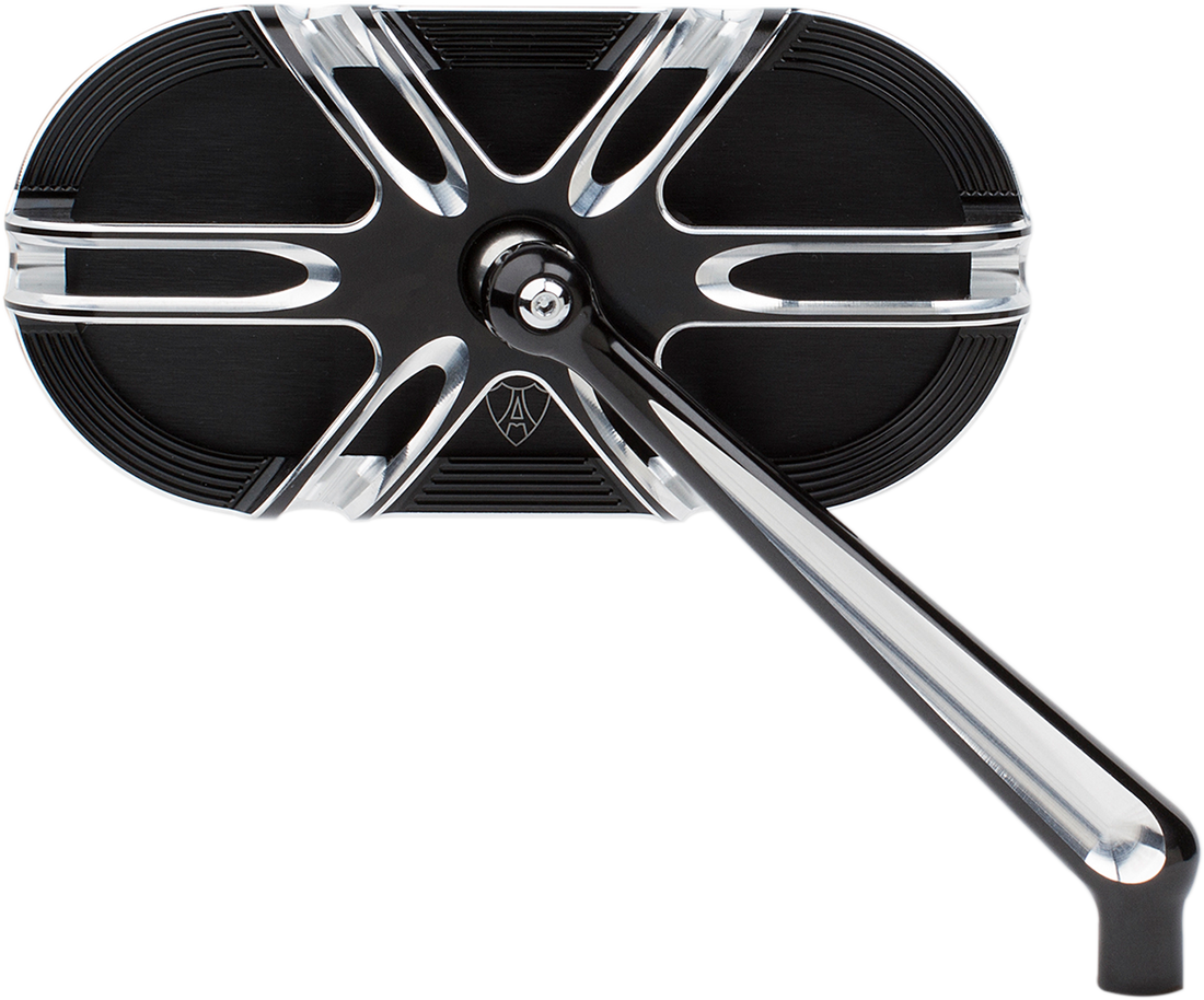 0640-1207 - ARLEN NESS Deep Cut Mirror - Black - Right 13-166