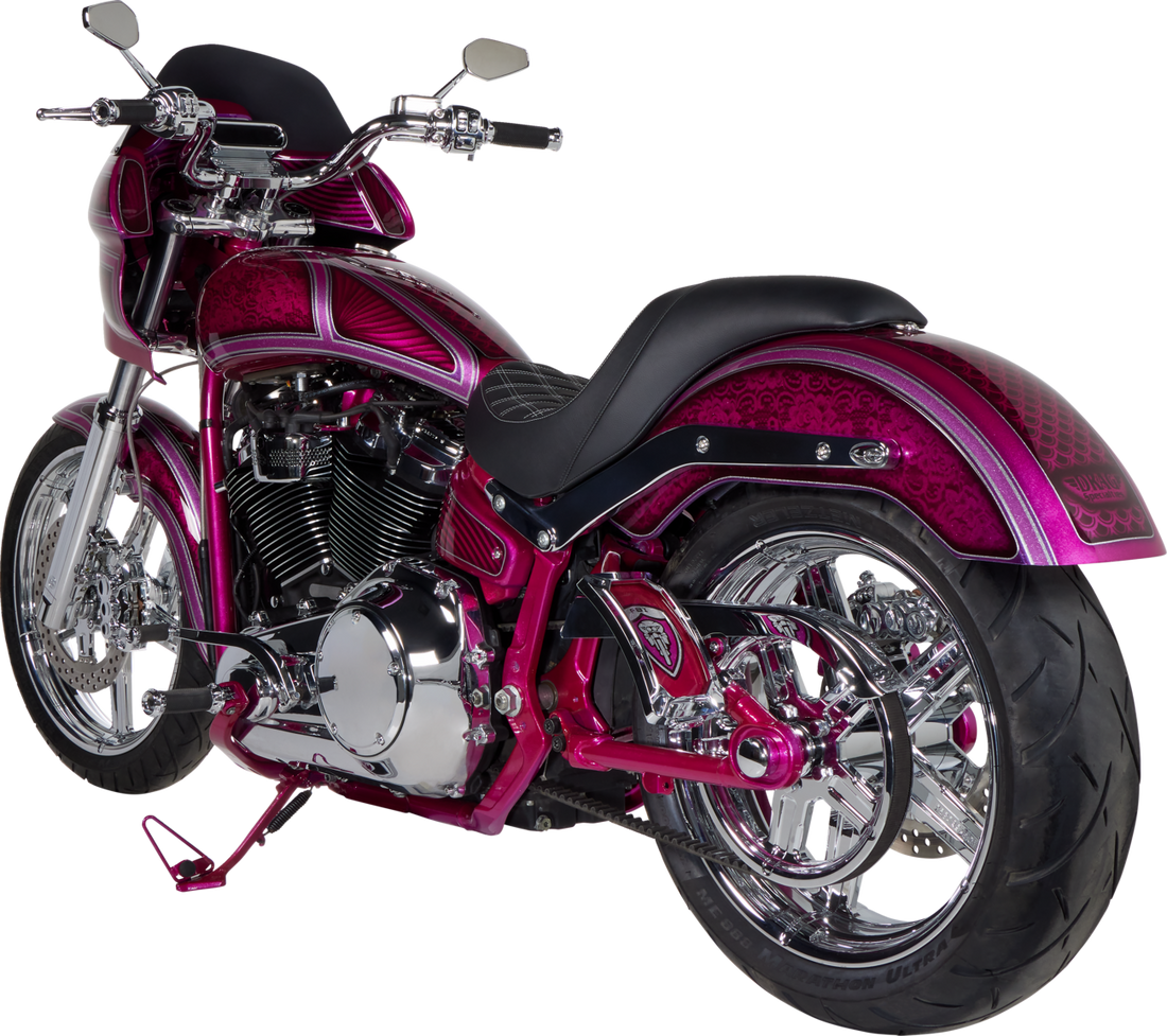 0640-1395 - ARLEN NESS Mini Stocker Right Mirror - Chrome - Right 13-159