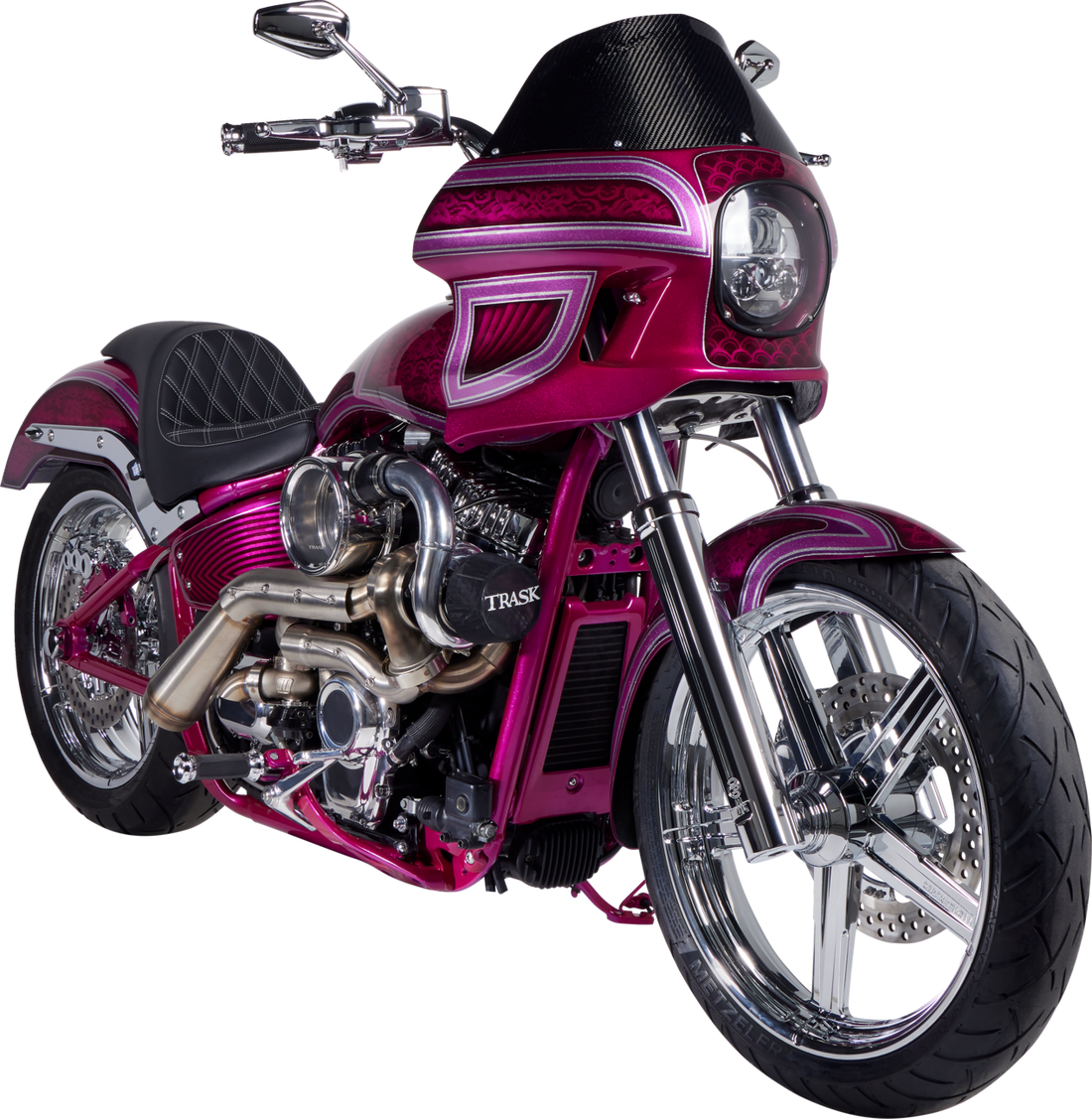 0640-1395 - ARLEN NESS Mini Stocker Right Mirror - Chrome - Right 13-159