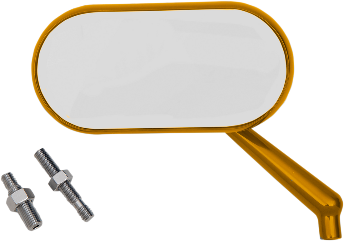 0640-1400 - ARLEN NESS Oval Mirror - Gold - RIght 13-178