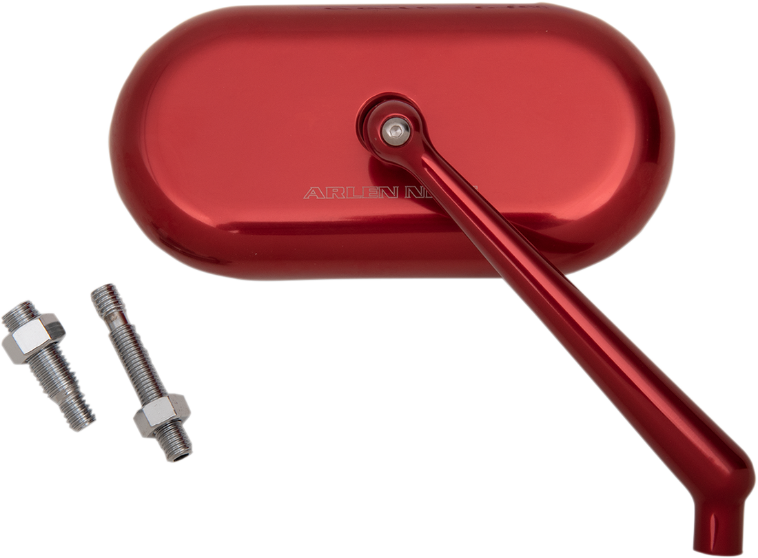 0640-1401 - ARLEN NESS Oval Mirror - Red - Right 13-179