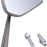 0640-1445 - ARLEN NESS Mini Stocker Mirror - Titanium - Right 13-169