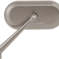 0640-1447 - ARLEN NESS Oval Mirror - Titanium - Left 13-186