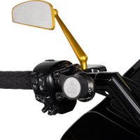 0640-1463 - ARLEN NESS Tearchop Mirror - Gold - Lefthand 510-013