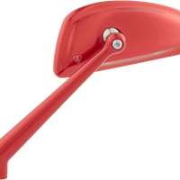 0640-1464 - ARLEN NESS Tearchop Mirror - Red - Lefthand 510-014