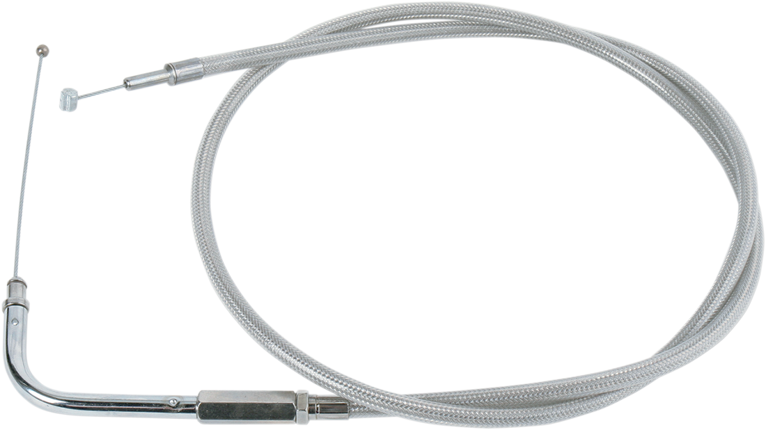 0650-0291 - DRAG SPECIALTIES Throttle Cable - 30" - Braided 5331400B