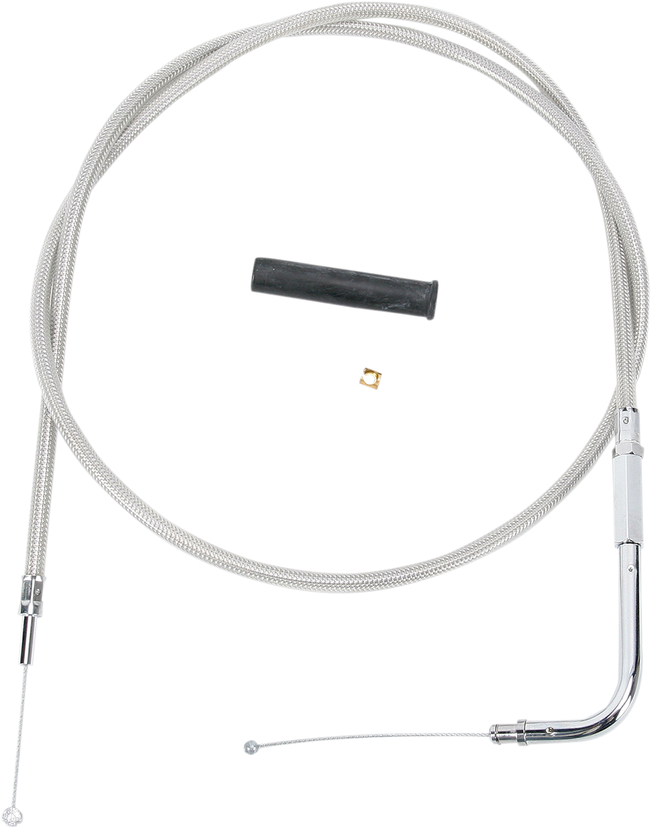 0650-0306 - DRAG SPECIALTIES Throttle Cable - 49" - Braided 5332109B