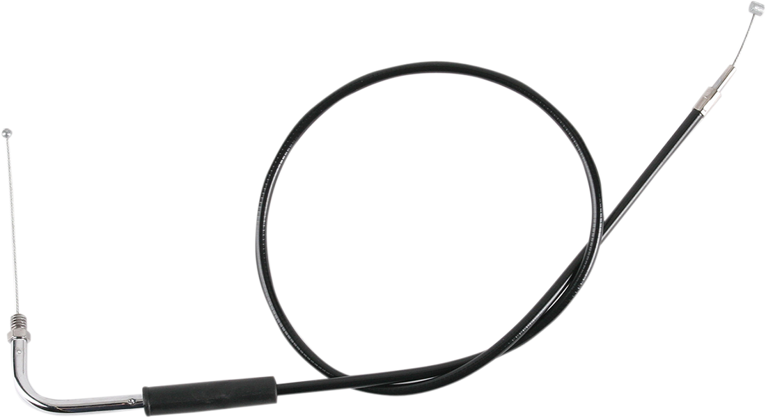 0650-0346 - DRAG SPECIALTIES Black Vinyl Throttle Cable - 33" 4330300B