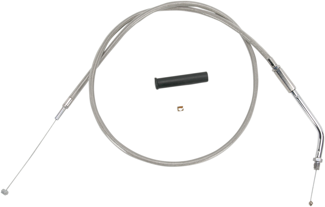 0650-0410 - DRAG SPECIALTIES Throttle Cable - 36" - Braided 5330406B