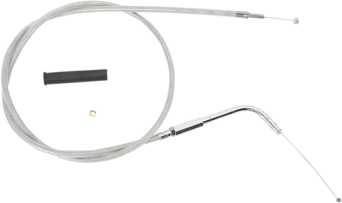 0651-0103 - DRAG SPECIALTIES Idle Cable - 33" - Braided 5342502B