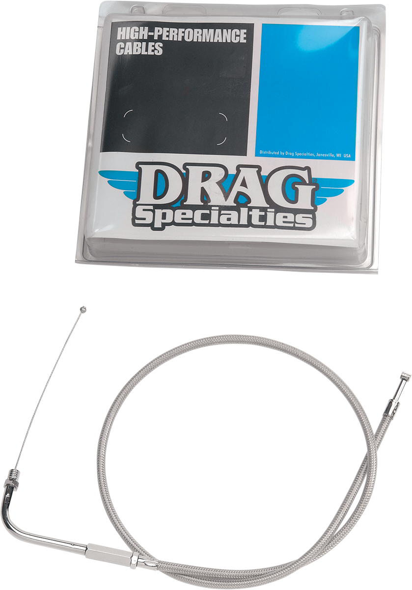 0651-0114 - DRAG SPECIALTIES Idle Cable - 30" - Braided 5340400B