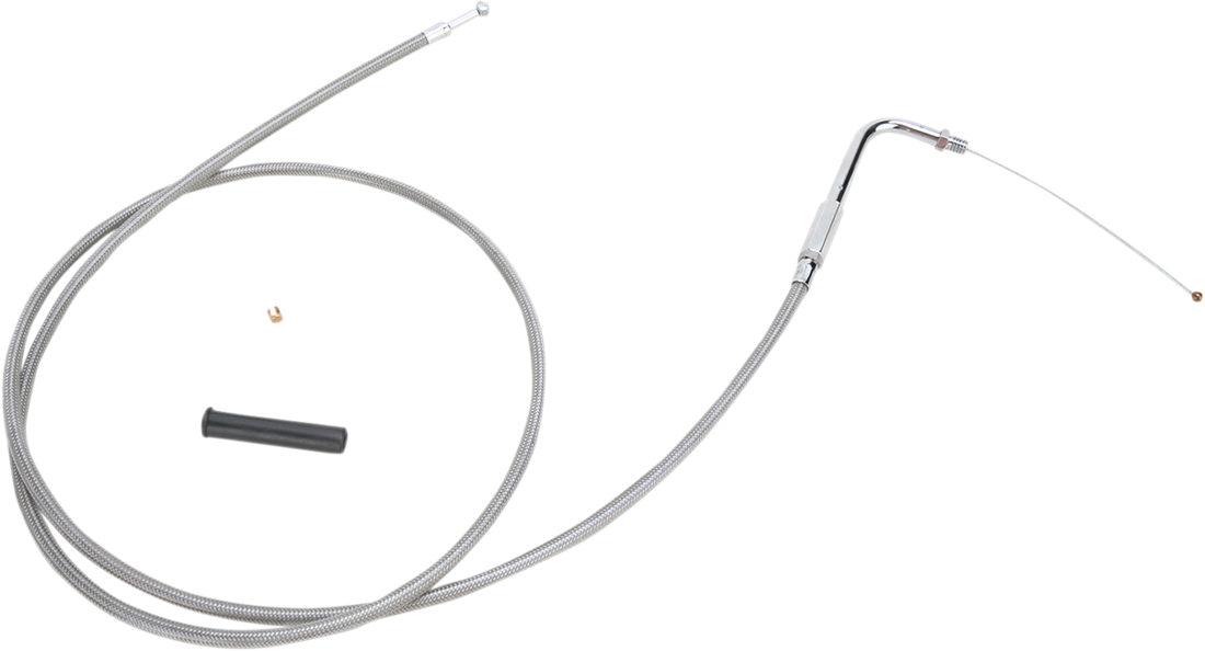 0651-0700 - DRAG SPECIALTIES Throttle Cable - 52" - Braided 5331152B
