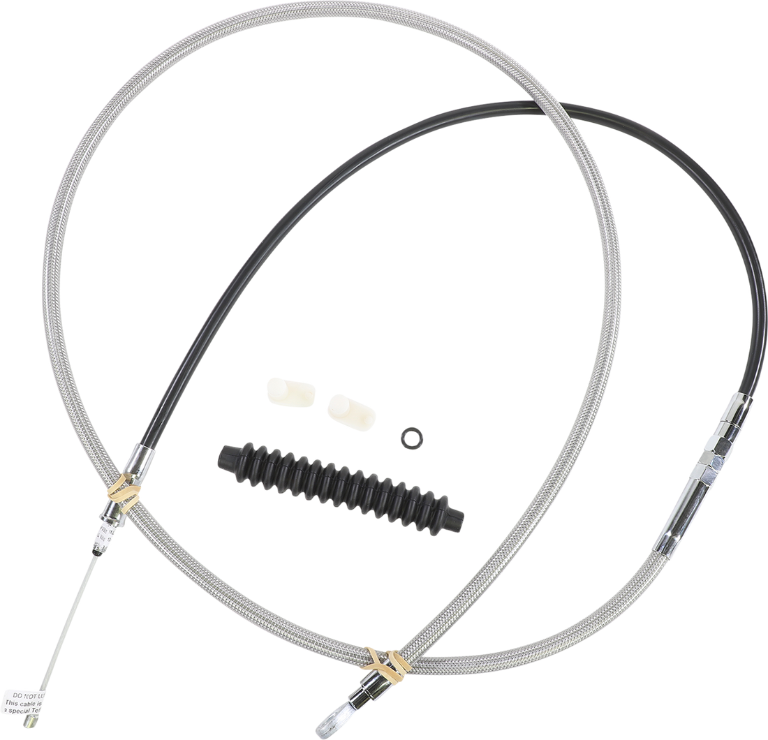 0652-2375 - DRAG SPECIALTIES Clutch Cable - Braided 5322416HE