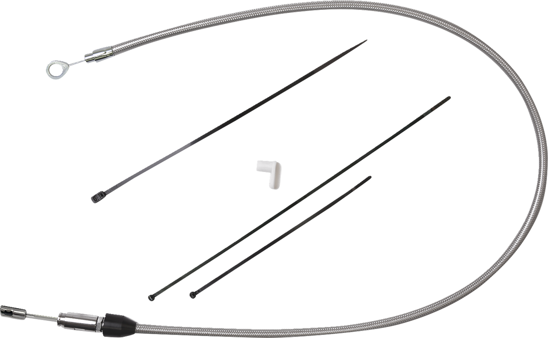 0652-2836 - DRAG SPECIALTIES Clutch Cable - Upper - 36" - Stainless Steel 5323402HE