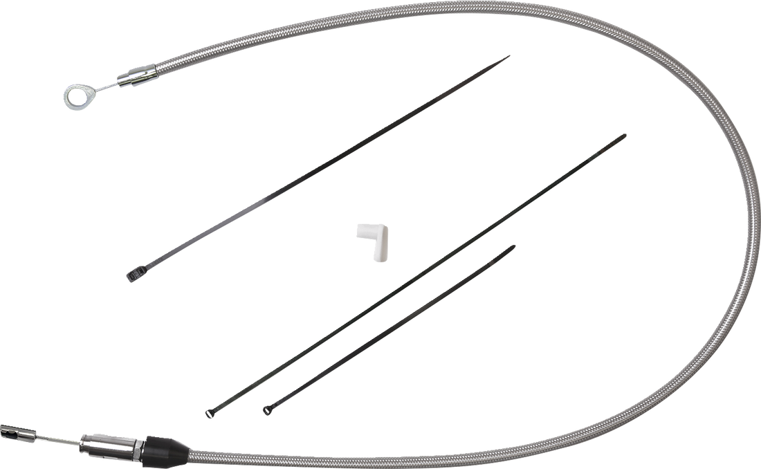 0652-2843 - DRAG SPECIALTIES Clutch Cable - Upper - 48" - Stainless Steel 5323414HE