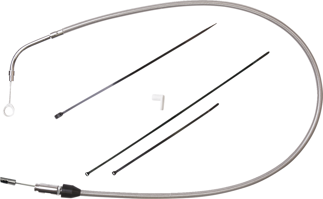 0652-2848 - DRAG SPECIALTIES Clutch Cable - Upper - 39" - Stainless Steel 5323500HE