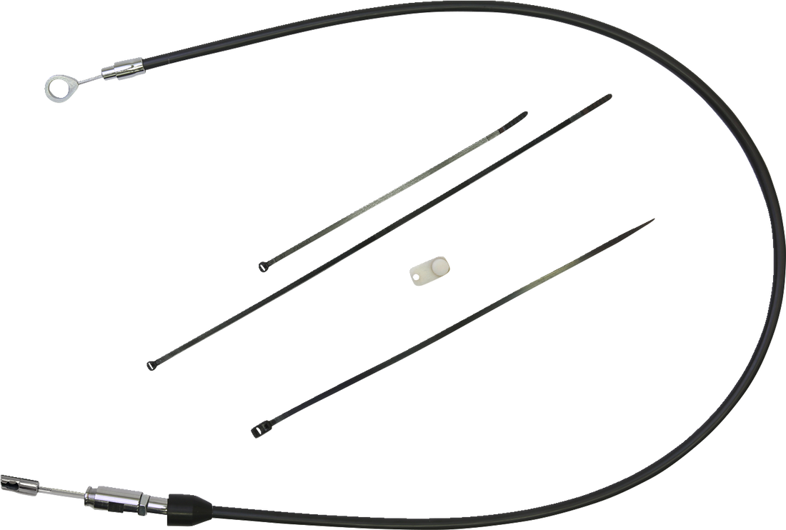 0652-2855 - DRAG SPECIALTIES Clutch Cable - Upper - 36" - Black/Chrome 4323402HE