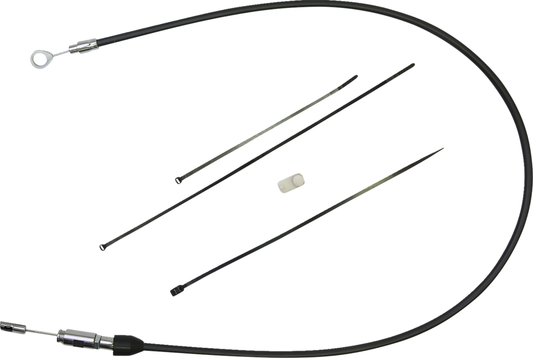 0652-2866 - DRAG SPECIALTIES Clutch Cable - Upper - 56" - Black/Chrome 4323422HE
