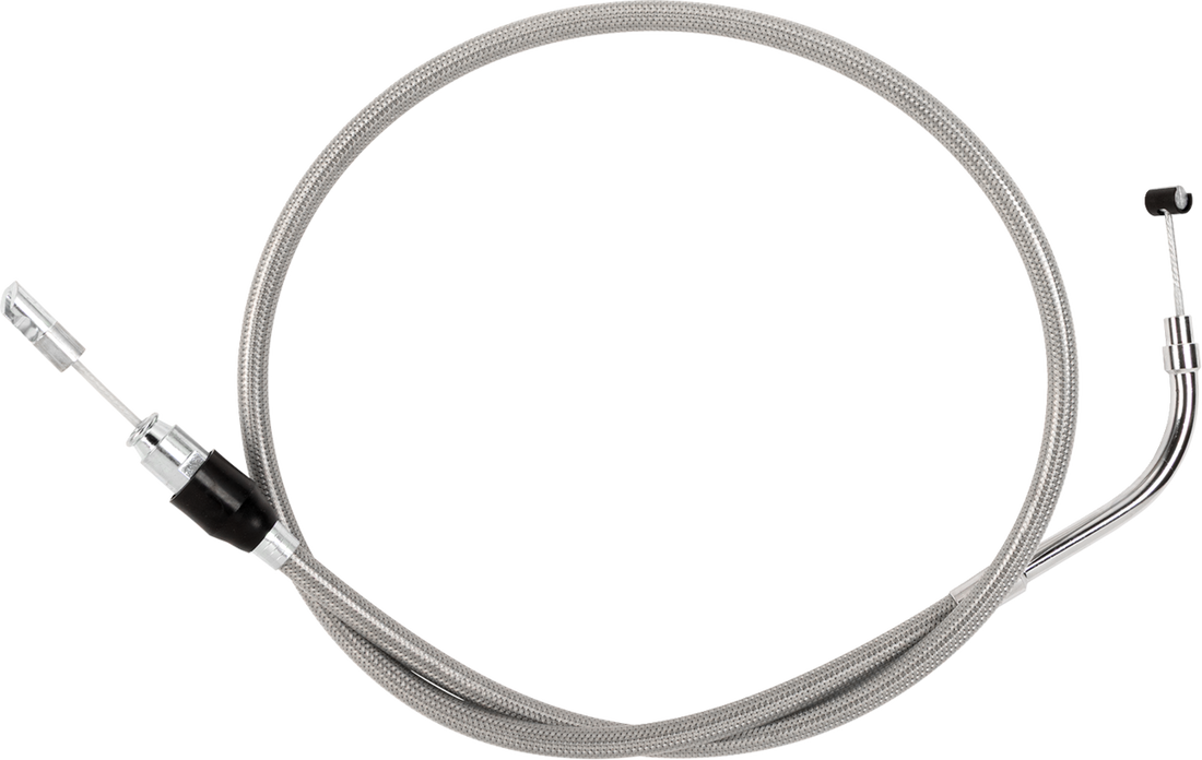 0652-3197 - DRAG SPECIALTIES Quick Connect Clutch Cable - Upper - 43" - Stainless Steel 5323800HE