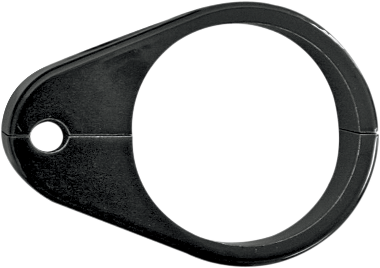 0658-0058 - DRAG SPECIALTIES Cable Clamp - Single Throttle/Idle - 1-1/2" - Black 0658-0058