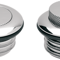 0703-0289 - DRAG SPECIALTIES Gas Cap - Vented Pop-Up - Chrome 03-0328-A1