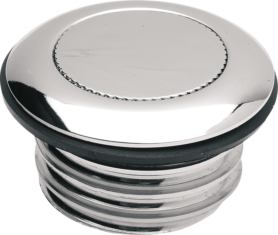 0703-0290 - DRAG SPECIALTIES Gas Cap - Non-Vented Pop-Up - Chrome 03-0328-B1