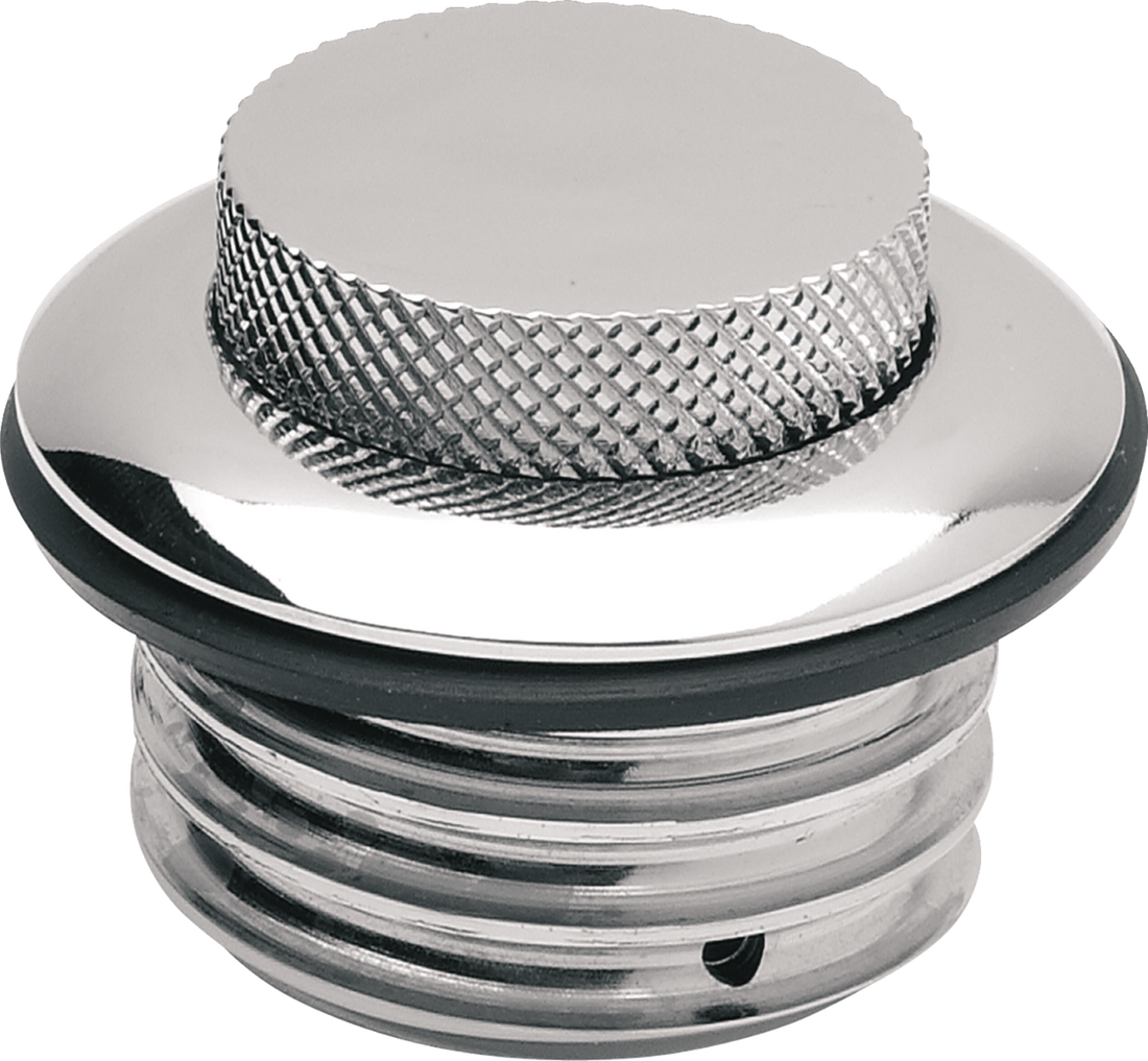0703-0290 - DRAG SPECIALTIES Gas Cap - Non-Vented Pop-Up - Chrome 03-0328-B1