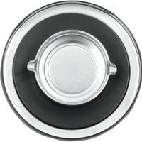 0703-0432 - DRAG SPECIALTIES Gas Cap - Non-Vented - Black 03-0027B