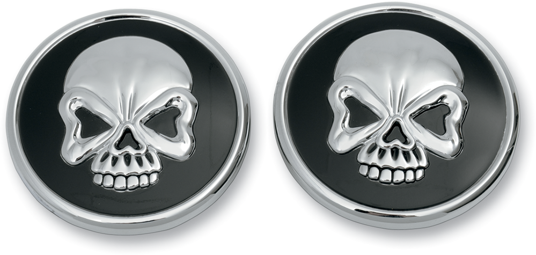 0703-0525 - DRAG SPECIALTIES Gas Cap - Non-Vented Screw-In Skull 012717