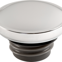 0703-0818 - DRAG SPECIALTIES Gas Cap - Non-Vented Screw-In - Black 03-0305GB-B