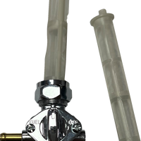 0705-0555 - DRAG SPECIALTIES Petcock - Vacuum - Left Outlet - Chrome T03-0100C